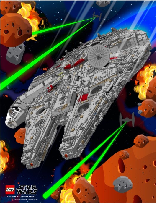 Конструктор LEGO (ЛЕГО) Gear 5005444 Millennium Falcon poster